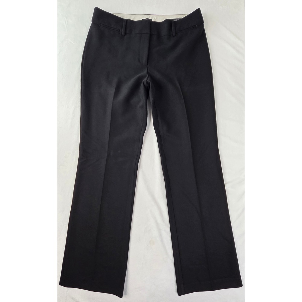 Loft Dress Pants Women 8T Black Julie Trouser Modern Professional Excellent‎